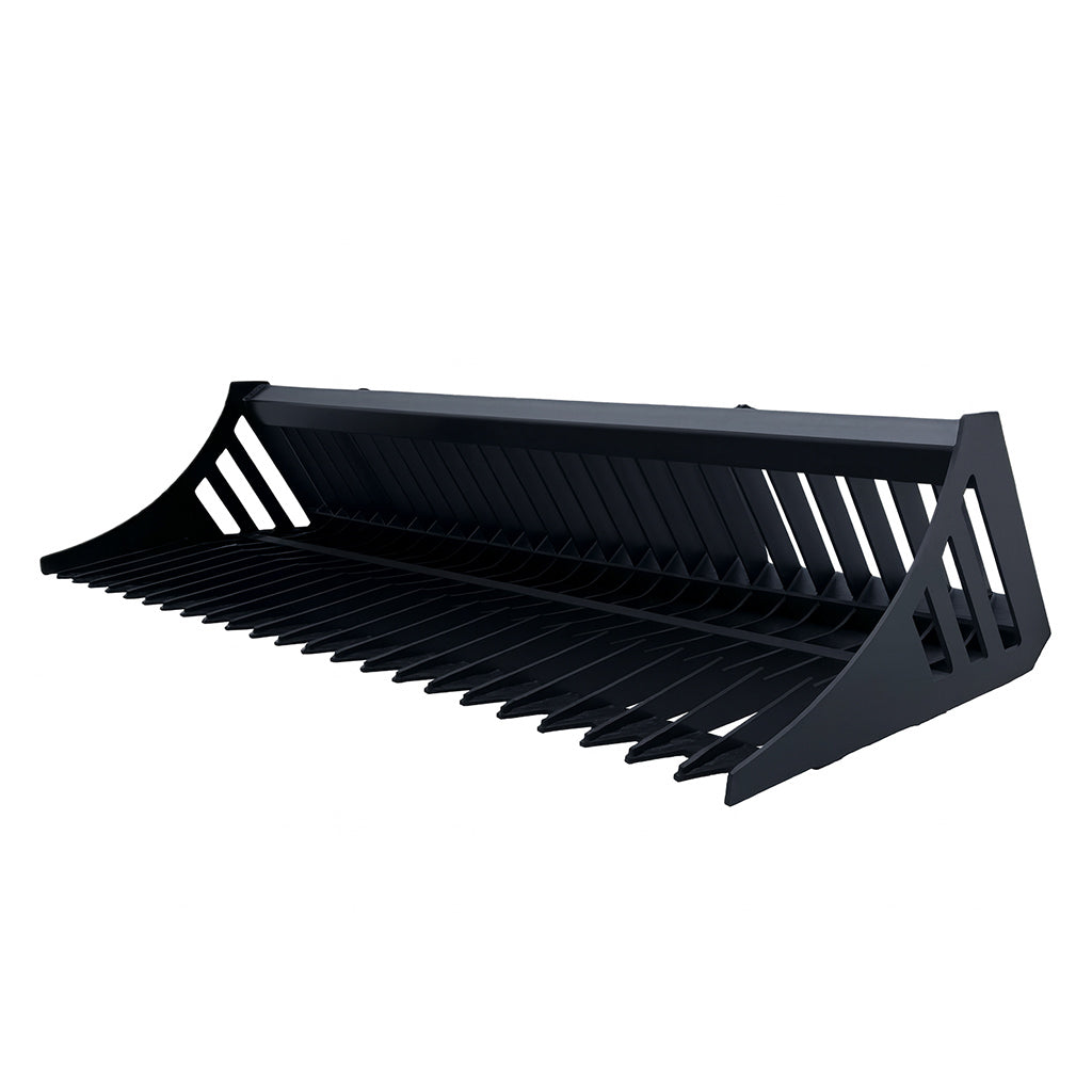 Greatbear 72 inch skid steer rock bucket attachment