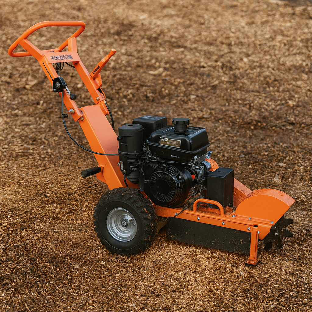Woodland Supply Co. Stump Grinder 14HP Electric Start Bundle