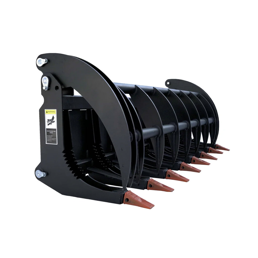 Greatbear Heavy Root Fork Grapple – 78" Skid Steer Root & Brush Grapple | Woodland Supply Co.